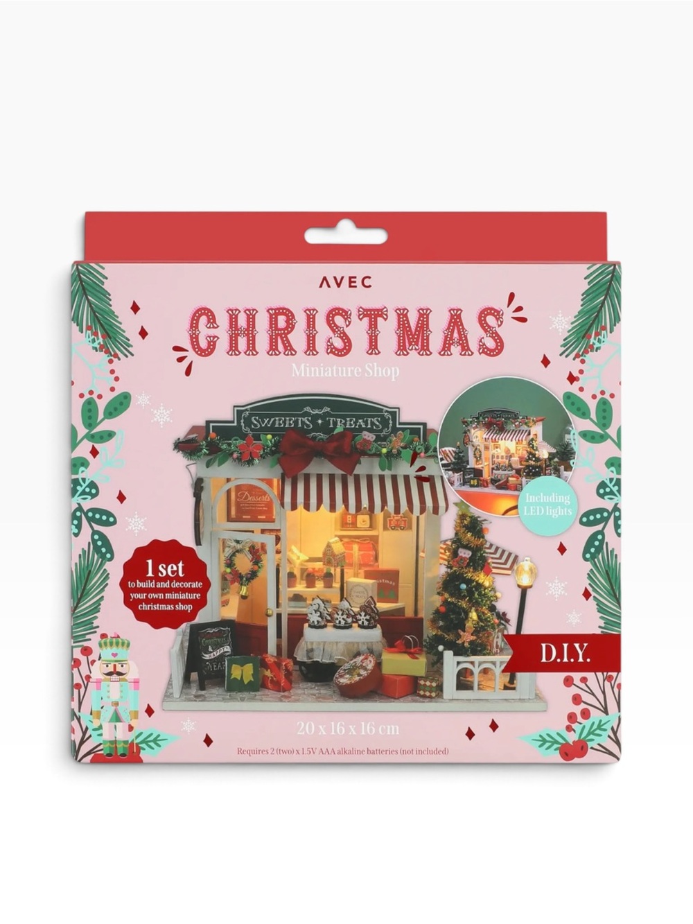 DIY Christmas Miniature Shop Set - Sweets & Treats by Avec